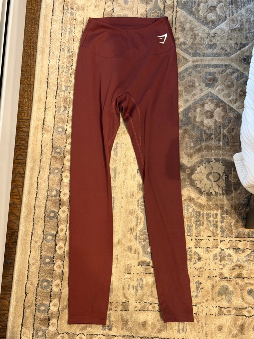 Gymshark High-Waist Leggings in Deep Wine